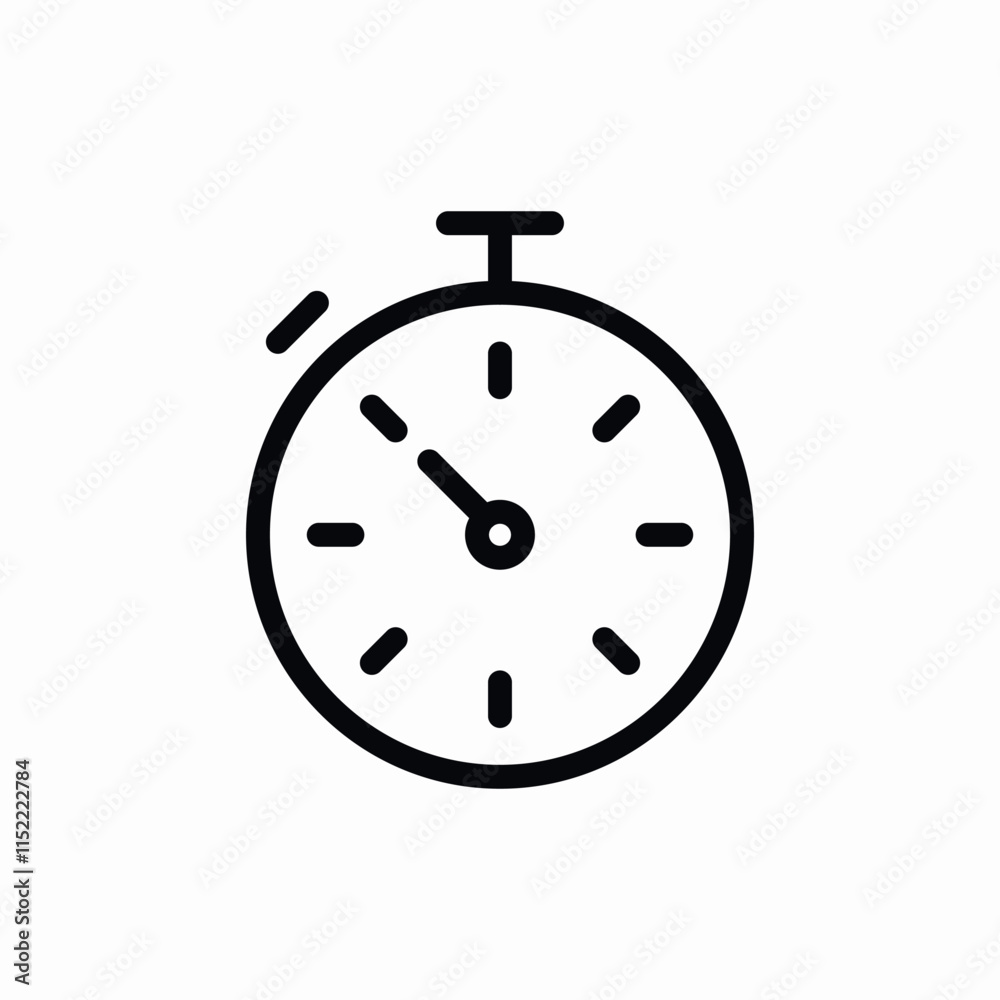 Stopwatch Timer Countdown Icon vector sign Stopwatch Timer Countdown Icon vector sign
