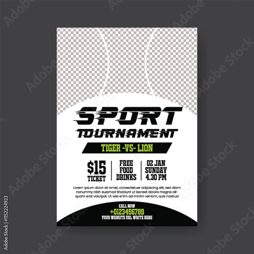 Sports background template, football training camp editable print flyer or poster, gym workout flyer poster, leaflet brochure cover template design