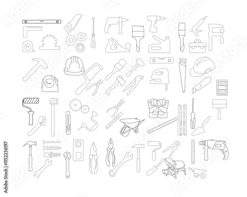 Construction tools vector collection is an essential resource for professionals and designers in the construction industry. These vectors include high-quality illustrations of a wide range of tools,