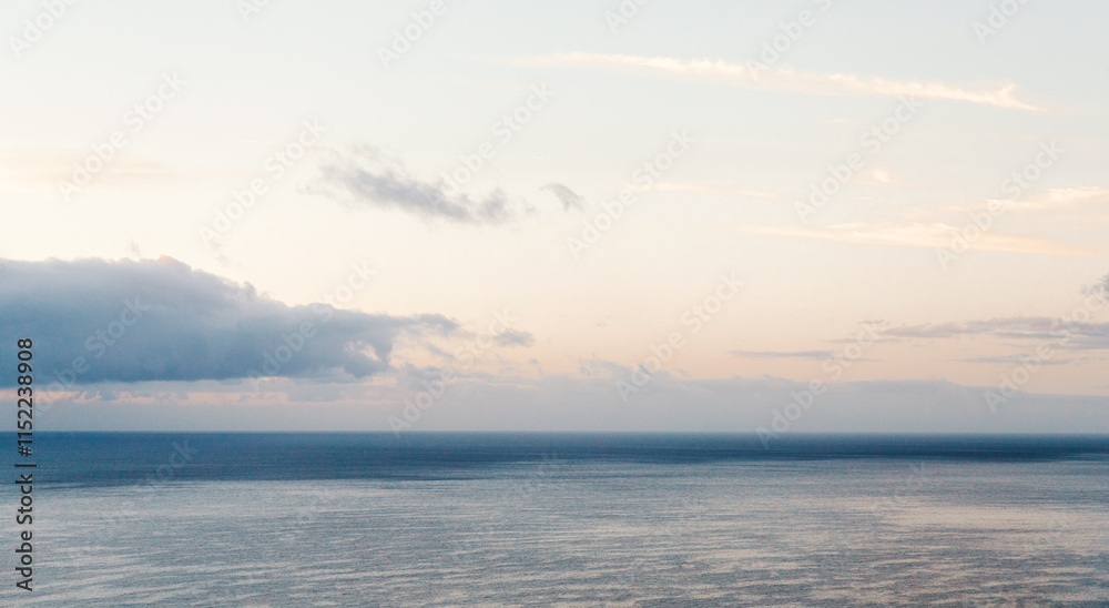 Sunset over the Atlantic ocean in Funchal, Madeira Sunset over the Atlantic ocean in Funchal, Madeira