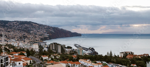 Cityscape of Funchal city, Madeira