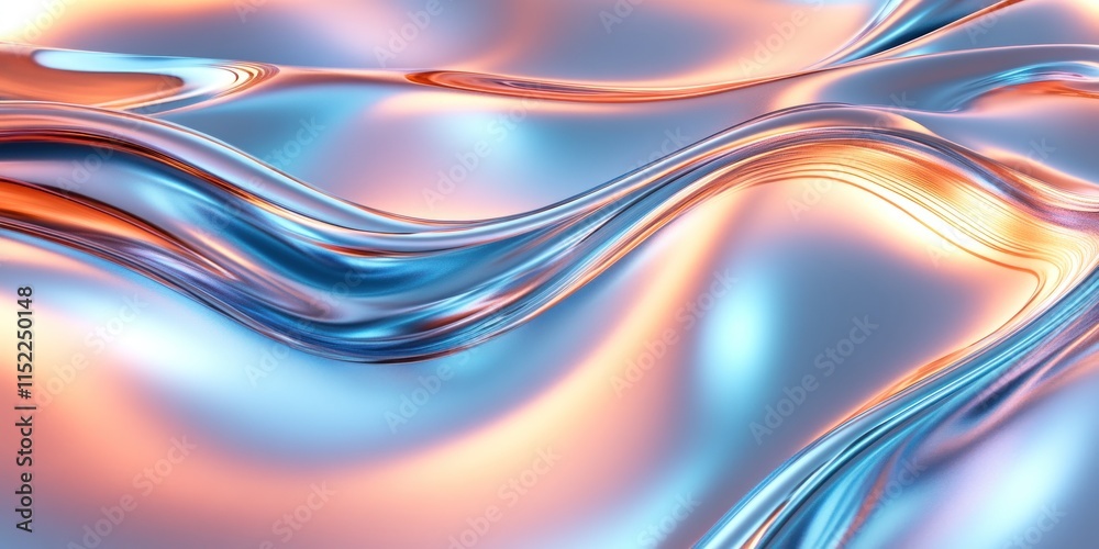 Abstract 3d render background with fluid shapes and blue metallic reflections. modern luxury illustration suitable for backgrounds. Abstract 3d render background with fluid shapes and blue metallic reflections. modern luxury illustration suitable for backgrounds.