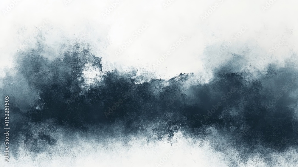 A textured abstract representation of clouds and mist in varying shades of blue and gray. A textured abstract representation of clouds and mist in varying shades of blue and gray.