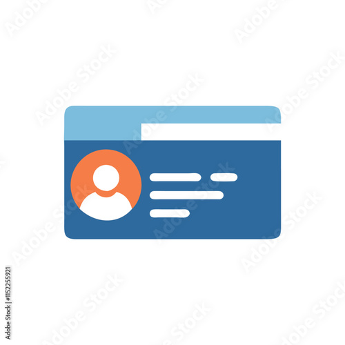  Elegant Business Keycard Icon Illustration Design