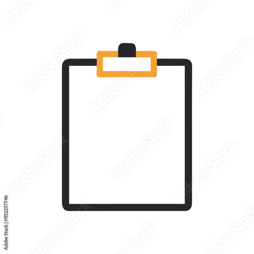  Minimal Blank Clipboard Icon Illustration Design