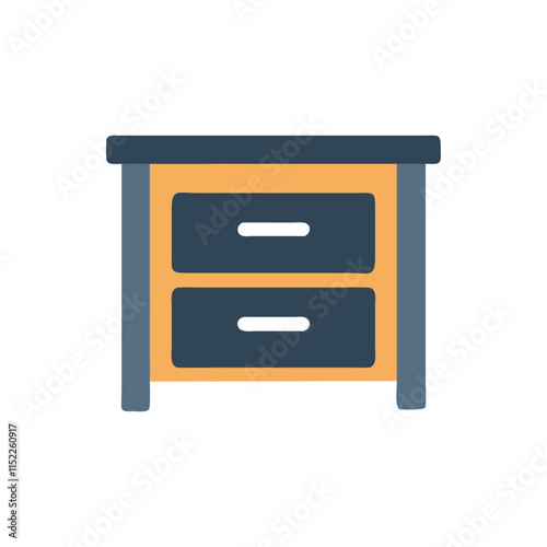  Dynamic Compact Desk Drawer Icon Illustration Design