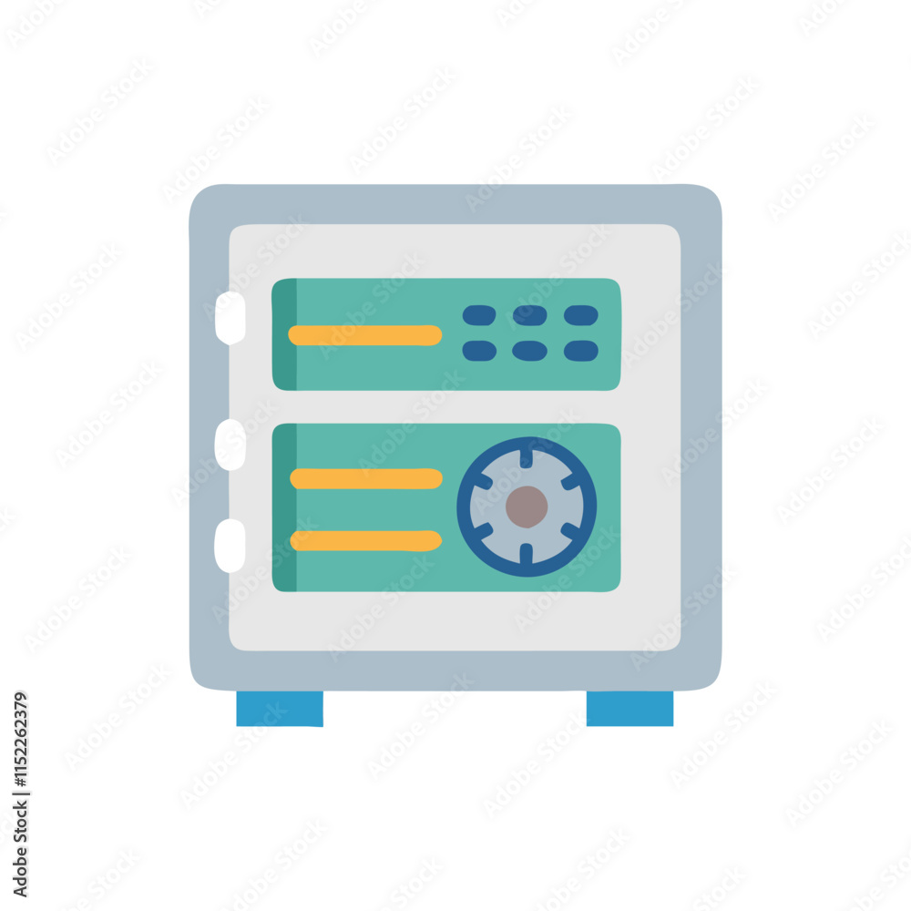 Creative Data Vault Icon Illustration Design Creative Data Vault Icon Illustration Design