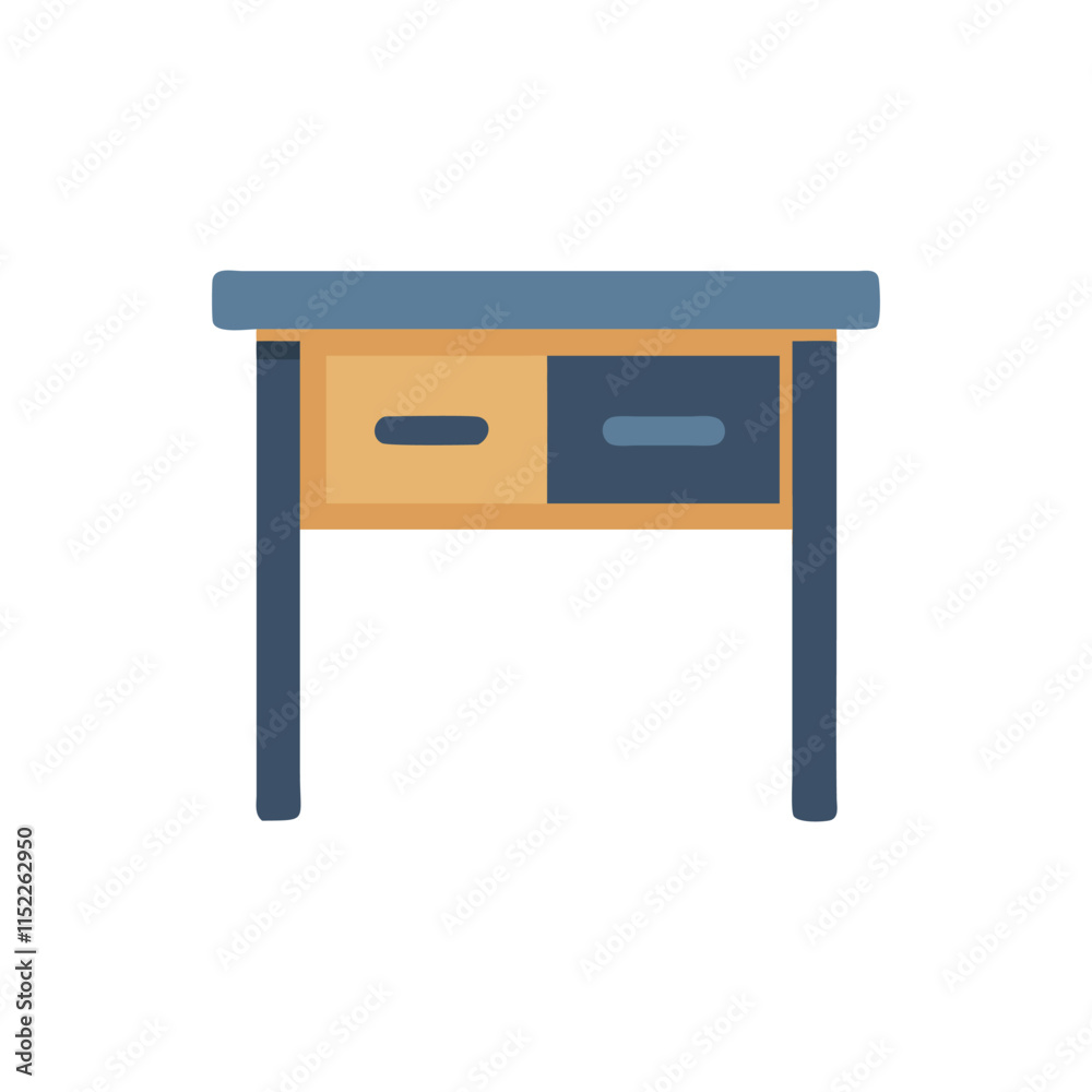 Stylish Desk Drawer Icon Illustration Design Stylish Desk Drawer Icon Illustration Design