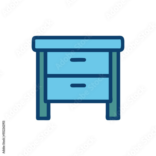  Dynamic Desk Drawer Icon Illustration Design