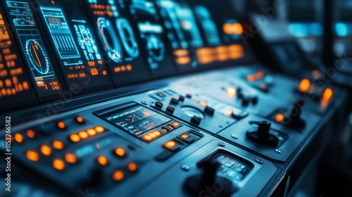 Wallpaper Mural High Contrast Control Interface with Live Data Feeds Torontodigital.ca