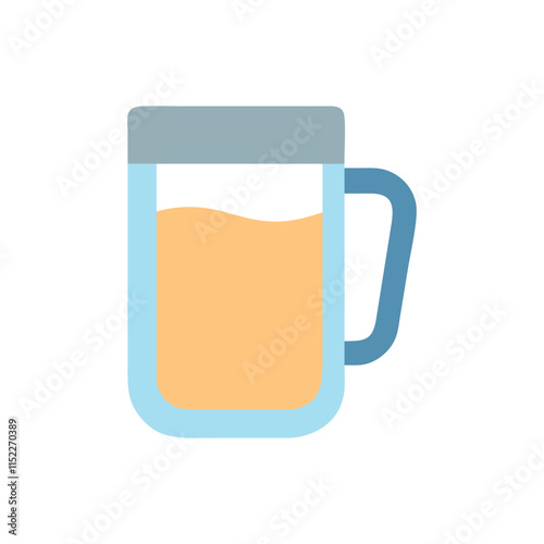  Creative Glass Mug Icon Illustration Design