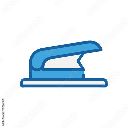  Stationery Hole Puncher Icon Illustration Design