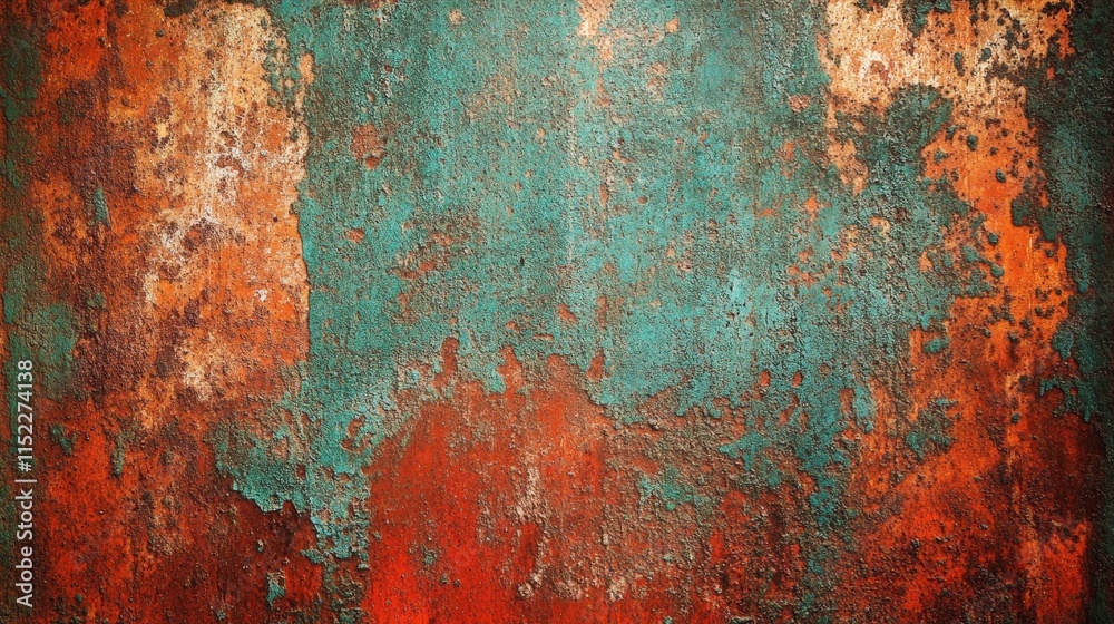 Textured surface with rust and patina, showcasing a blend of earthy colors and patterns. Textured surface with rust and patina, showcasing a blend of earthy colors and patterns.