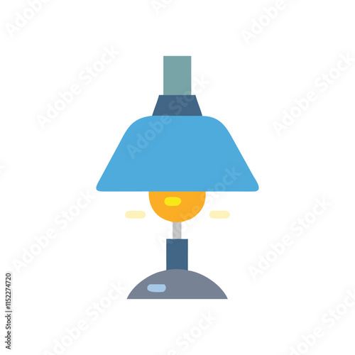 Minimal Lamp Light Icon Illustration Design
