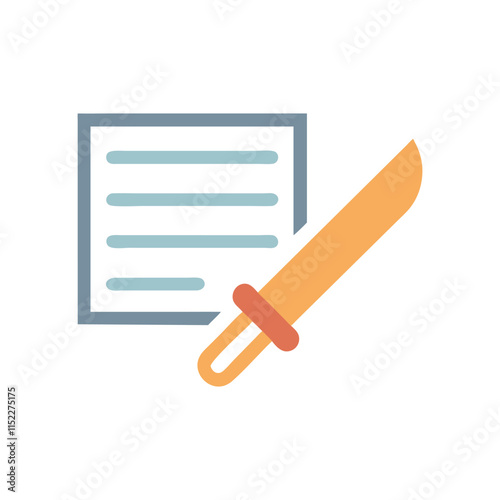  Dynamic Letter Opener Symbol Icon Illustration Design
