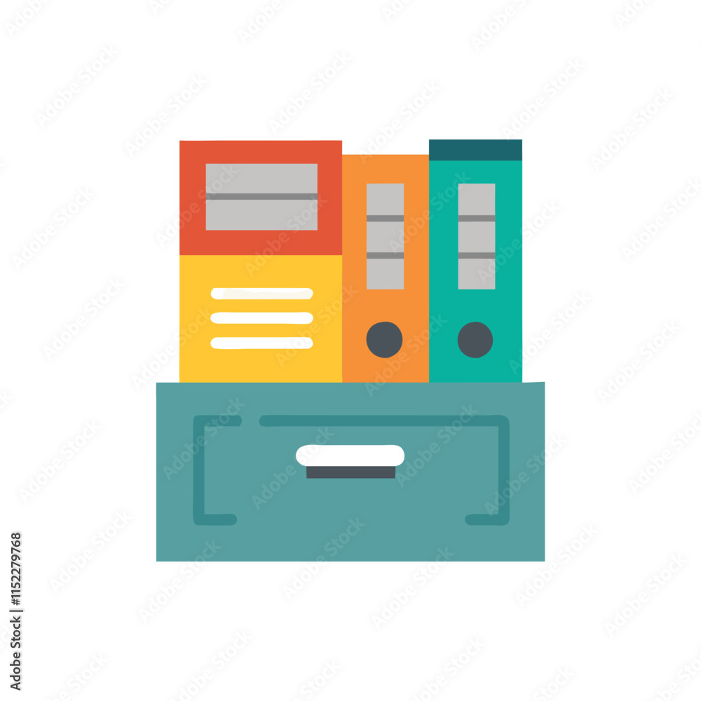  Dynamic Office Organizer Icon Illustration Design