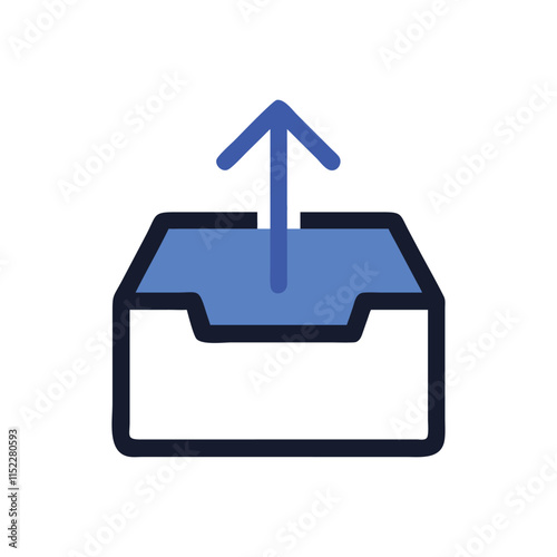  Dynamic Outbox Icon Illustration Design