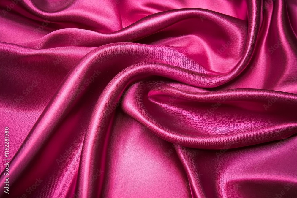 Fototapeta premium Luxurious Pink Satin Fabric Texture: Smooth, Elegant Background