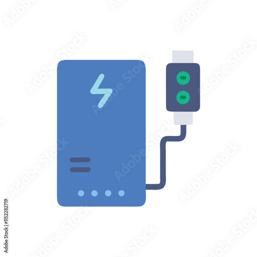 Free Download  Minimal Power Bank Icon - GFXLoad
