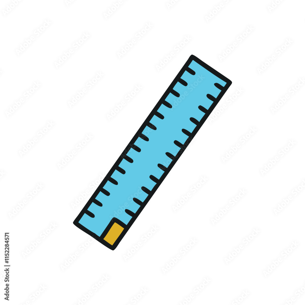 Straight Ruler Design Icon Straight Ruler Design Icon