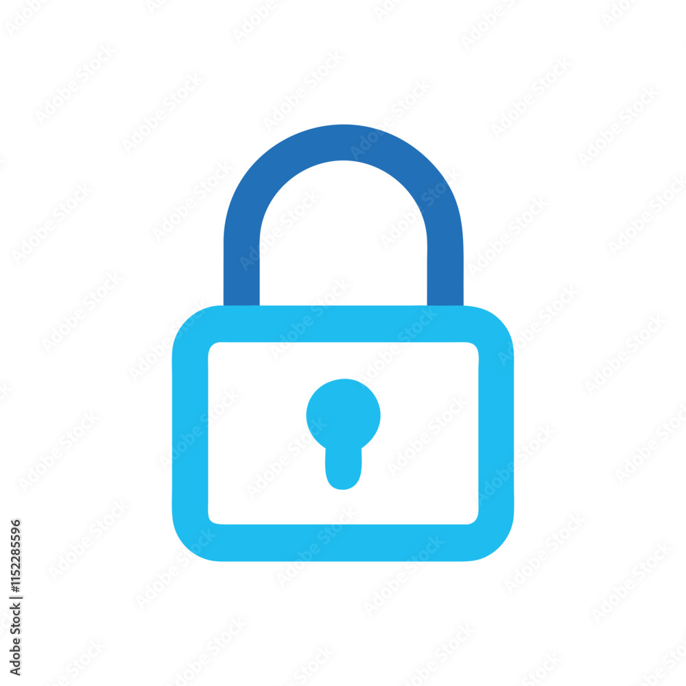 Basic Secure Lock Icon Basic Secure Lock Icon