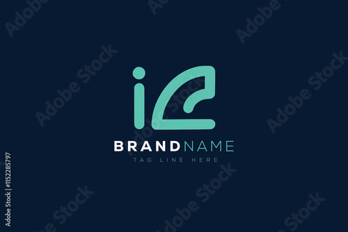 I and C logo design.  IC abstract Letters Logo Monogram. This logo design is the process of creating a visual symbol that represents a brand, company, or individual.