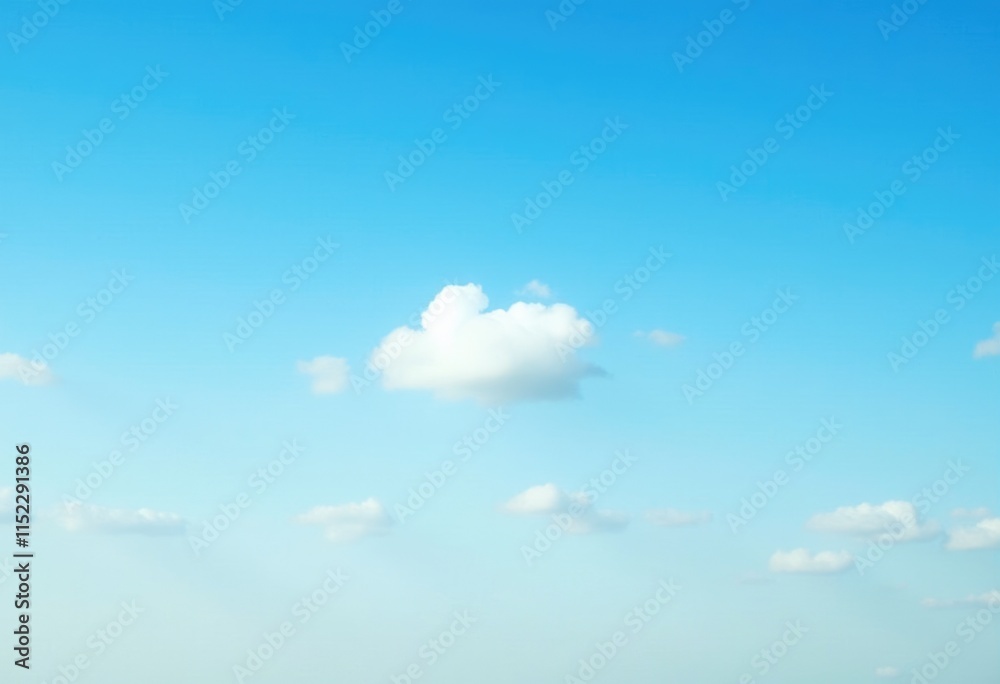 A single white cloud floats in a vast blue sky. A single white cloud floats in a vast blue sky.