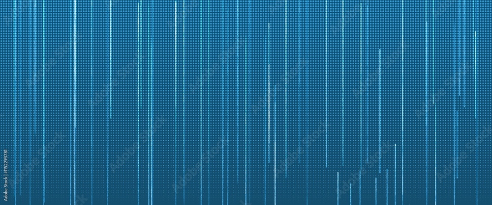 Obraz premium abstract blue background with halftone pattern