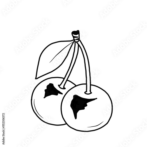 illustration of a cherry
