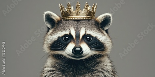 Royal Raccoon: The King of Critters photo