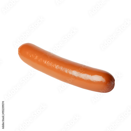 Frankfurter sausage on transparent background 