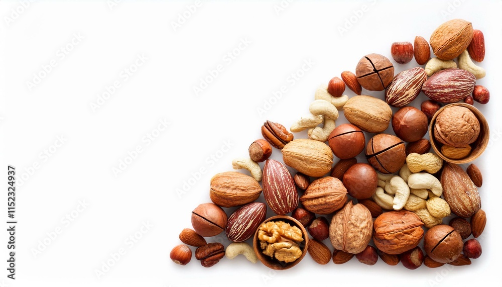 hazelnuts isolated on white background hazelnuts isolated on white background
