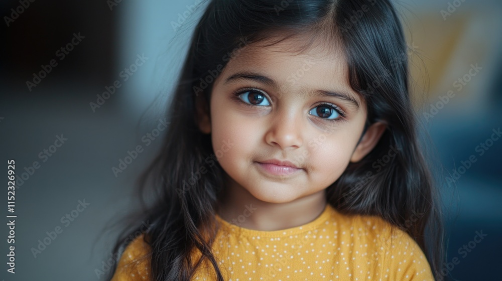 Young Girl with Captivating Eyes Young Girl with Captivating Eyes