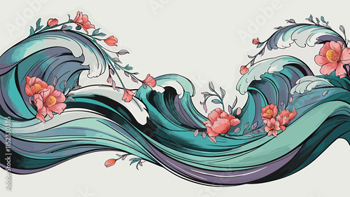 blooming tides petal drift wave garden inked blossoms flowing floral petal streams whispering waves floral currents ink ripple blooms
wave-kissed

