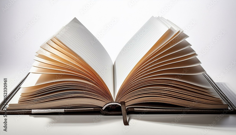 Fototapeta premium open book with bookmark