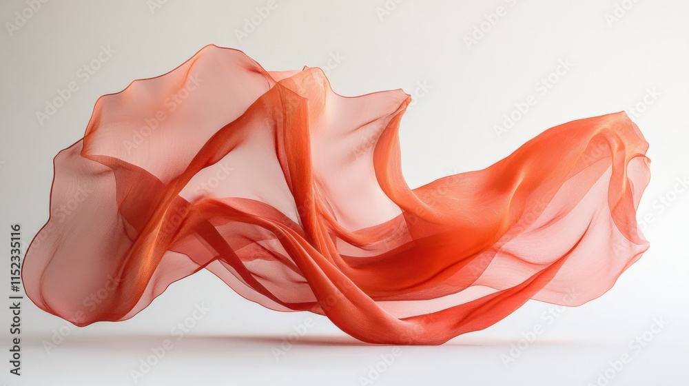 flowing sheer fabric in motion flowing sheer fabric in motion
