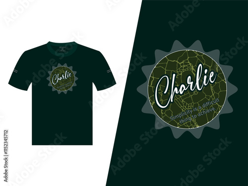 Charlie Vector T-Shirt Design