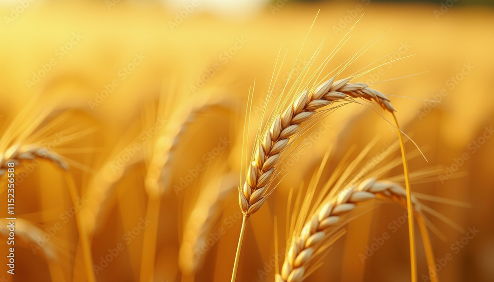 Golden Wheat Field: A Bountiful Harvest Golden Wheat Field: A Bountiful Harvest