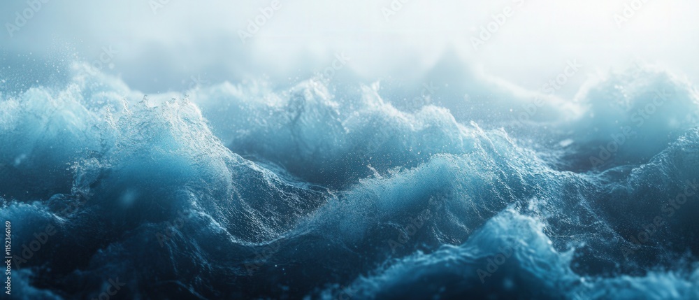 rough sea with turbulent waves rough sea with turbulent waves