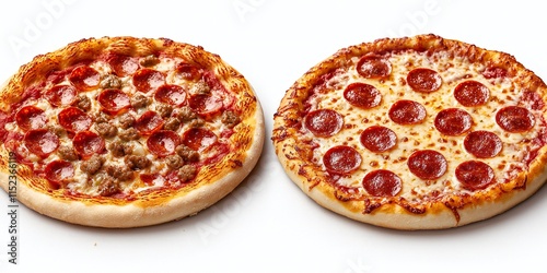 National Pizza Day Delicious Pepperoni Meat Lover s Pizzas Food Photography photo