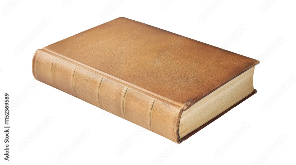 A classic hardcover book isolated background A classic hardcover book isolated background