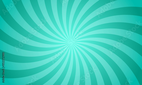 Teal Spiral Swirl Abstract Background