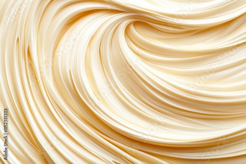 Creamy Swirls of Soft Texture Perfect for Culinary Inspirations photo