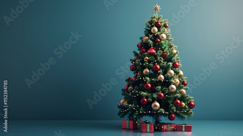 christmas tree with gifts