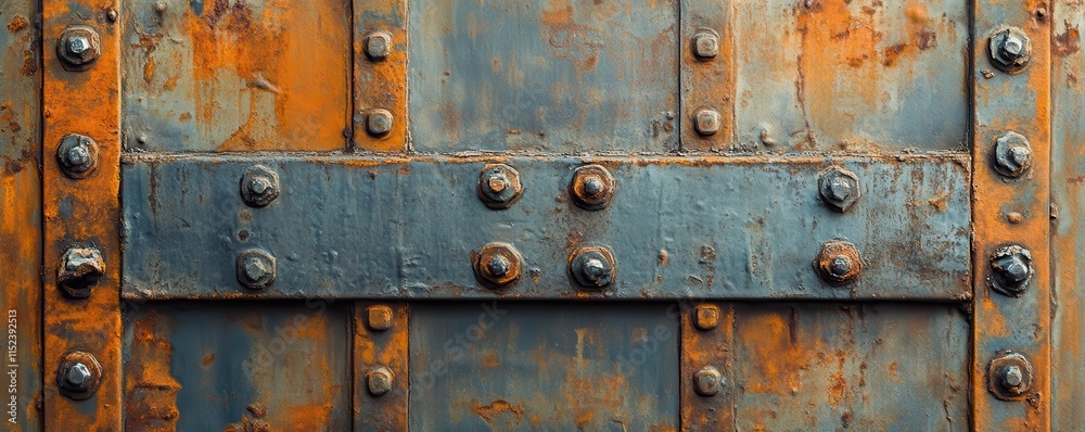 Close up cargo freight made of bright metal with textured surface Close up cargo freight made of bright metal with textured surface