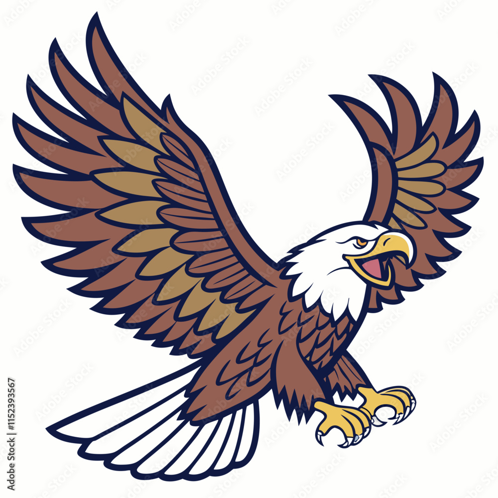 eagle in flight