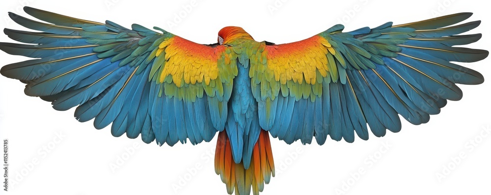 Fototapeta premium macaw wing