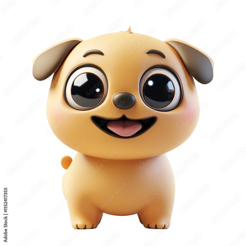 Fototapeta premium 3d dog