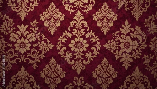 seamless damask pattern