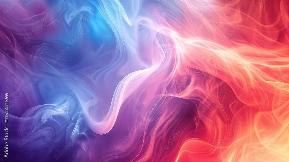 Vibrant smoke patterns intertwine, creating a captivating dance of color. The flow of red and blue adds depth, creating an enchanting visual experience. Vibrant smoke patterns intertwine, creating a captivating dance of color. The flow of red and blue adds depth, creating an enchanting visual experience.